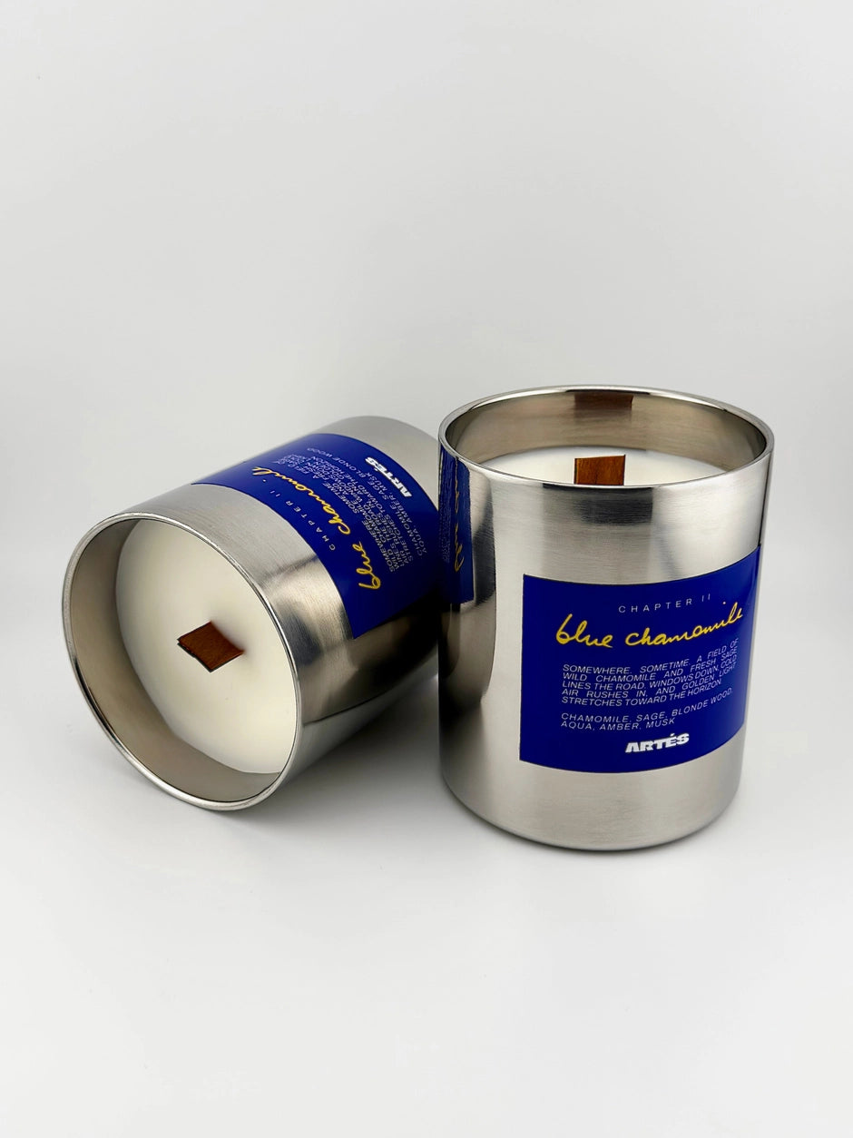 Artes - Blue Chamomile Signature Scented Candle