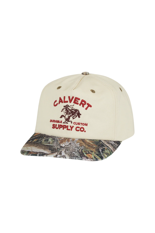 Calvert Supply Natural/Camo Cap